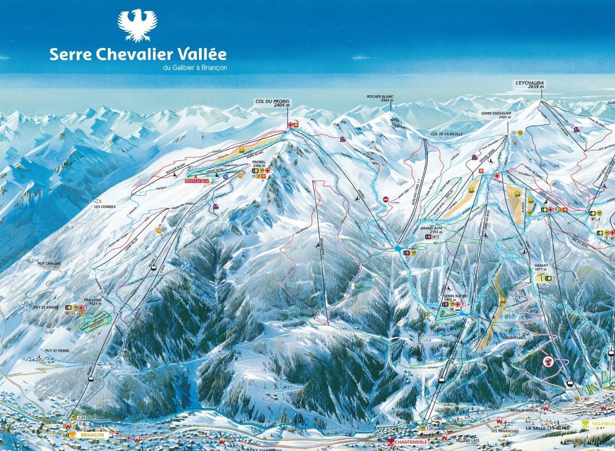Nice Appt In Briancon Les Charmettes Bagian luar foto